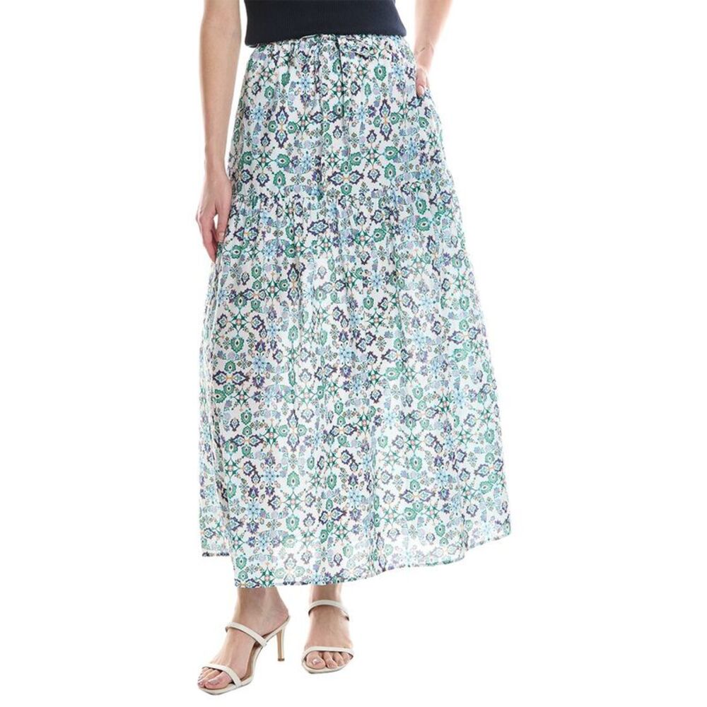 Monte And Lou Womens Monte & Lou Charmed Maxi Skirt, White